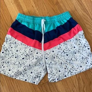 Men’s Chubbies swim trunks. Size M.